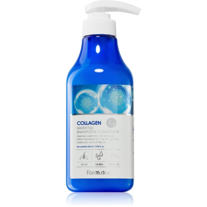 Farmstay Collagen Water Full szampon z odżywką 2w1 z kolagenem