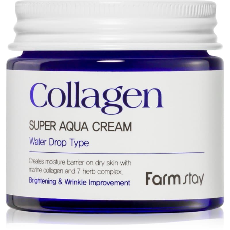 Farmstay Collagen Super Aqua nawilżający krem do twarzy