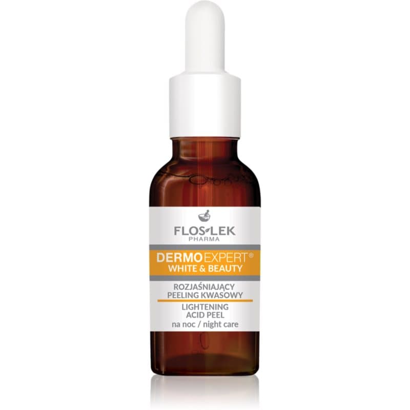 DermoExpert White&Beauty delikatne serum peelingujące na noc z efektem rozświetlającym