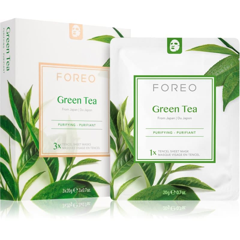 Farm to Face Sheet Mask Green Tea maseczka w płachcie o działaniu łagodzącym do skóry mieszanej