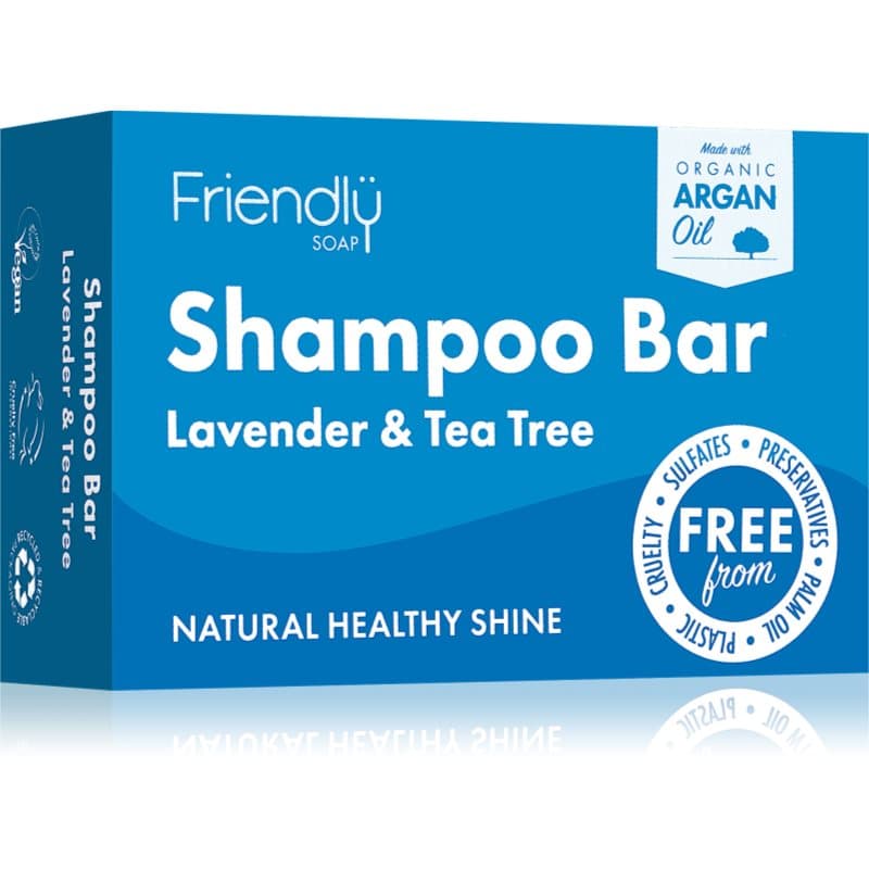 Natural Shampoo Bar Lavender and Tea Tree mydło naturalne do włosów