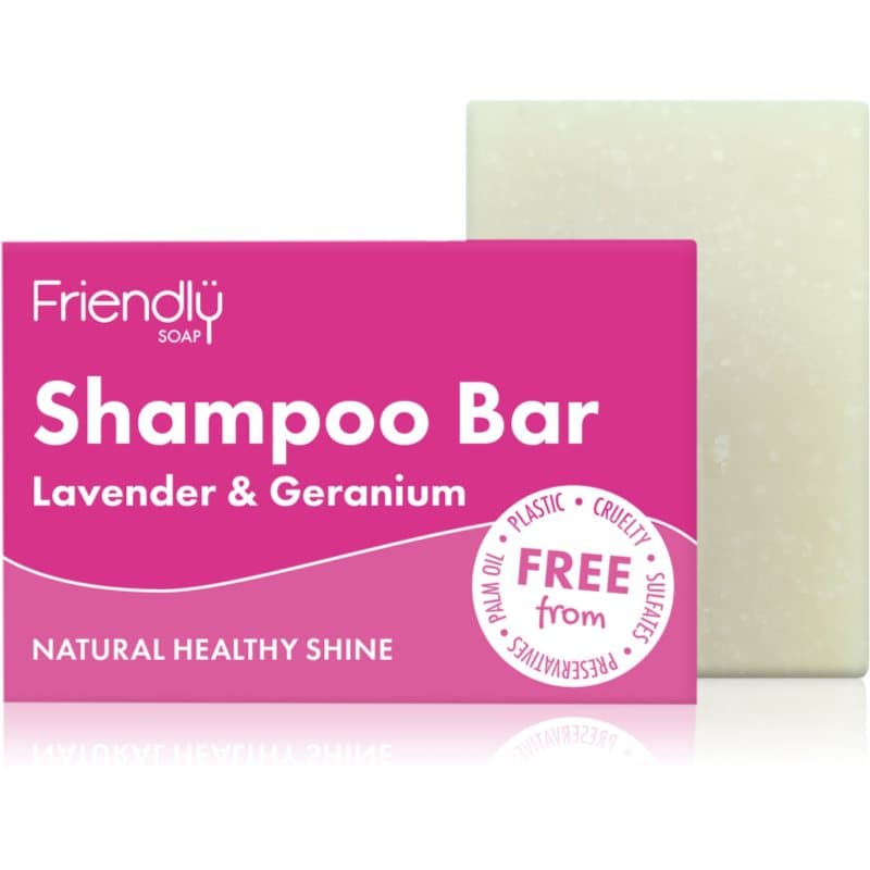 Natural Shampoo Bar Lavender & Geranium mydło naturalne do włosów