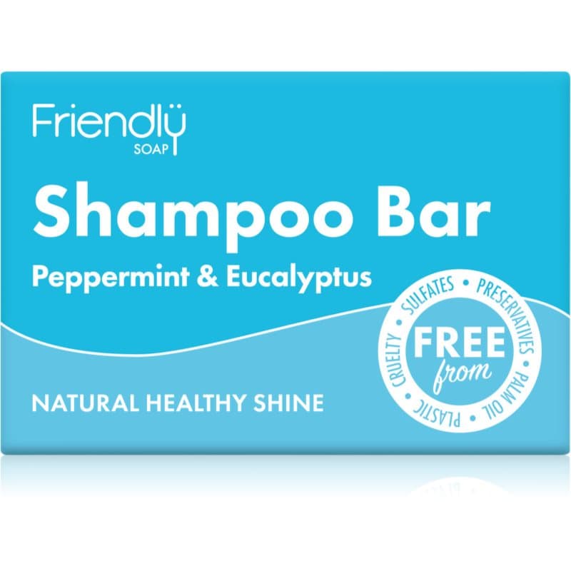 Natural Shampoo Bar Peppermint & Eucalyptus mydło naturalne do włosów
