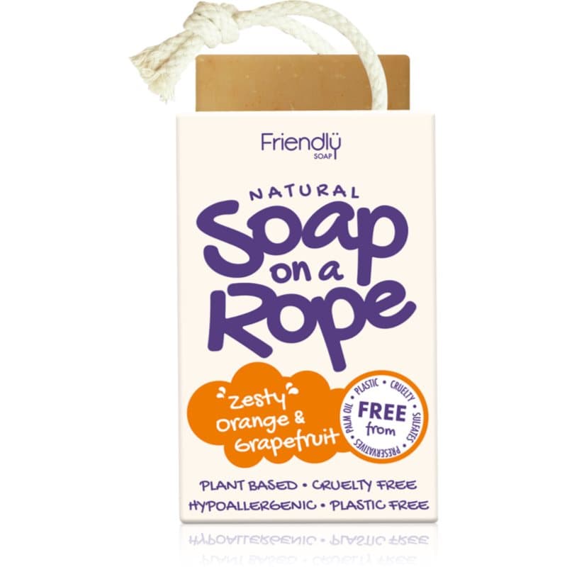 Soap on a Rope Orange & Grapefruit mydło naturalne na sznurku