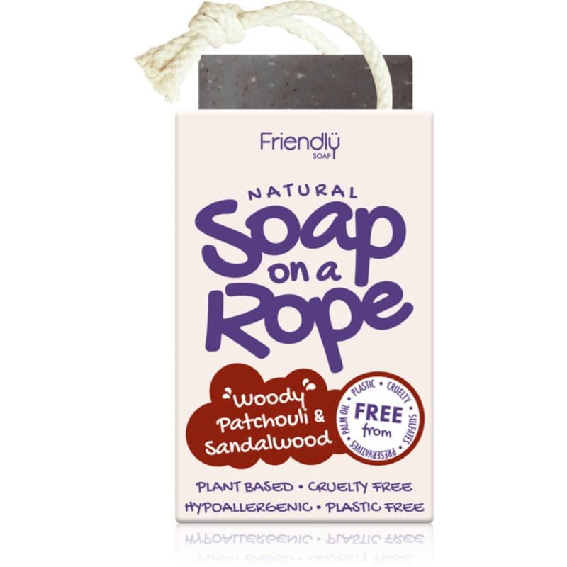 Soap on a Rope Patchouli & Sandalwood mydło naturalne na sznurku