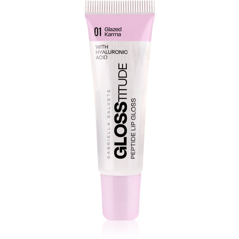 Glosstitude Peptide Lip Gloss nawilżający błyszczyk do ust odcień 01 Glazed Karma
