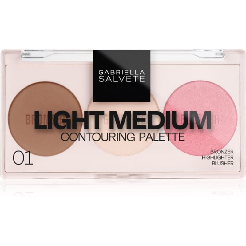 Contouring Palette paletka do konturowania twarzy odcień 01