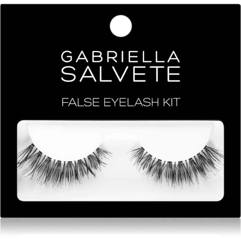 False Eyelash Kit sztuczne rzęsy z klejem typ Basic Black