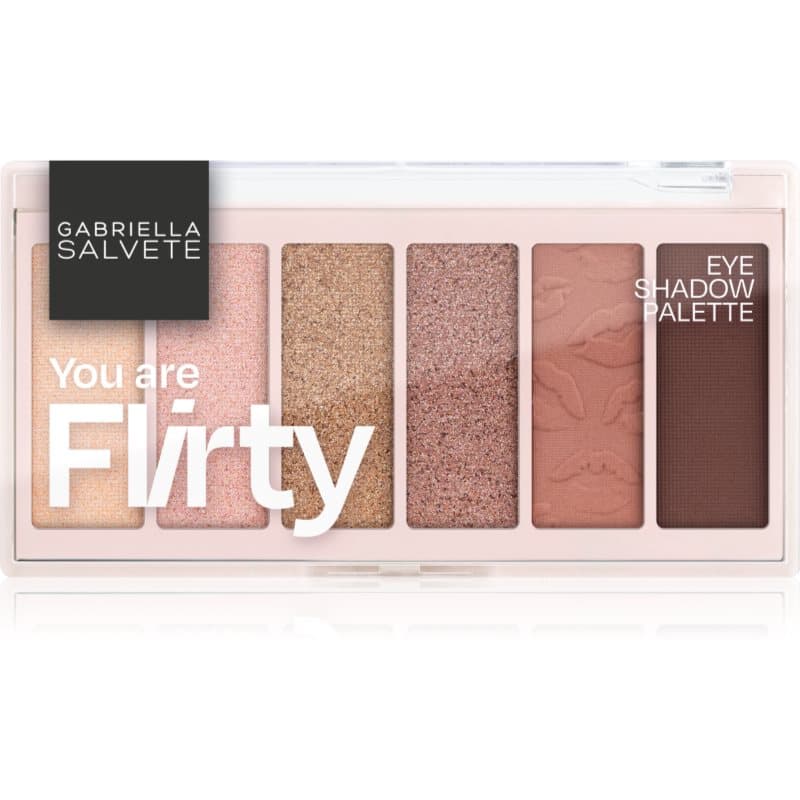 Eyeshadow 6 Shades Palette paleta cieni do powiek odcień You are Flirty