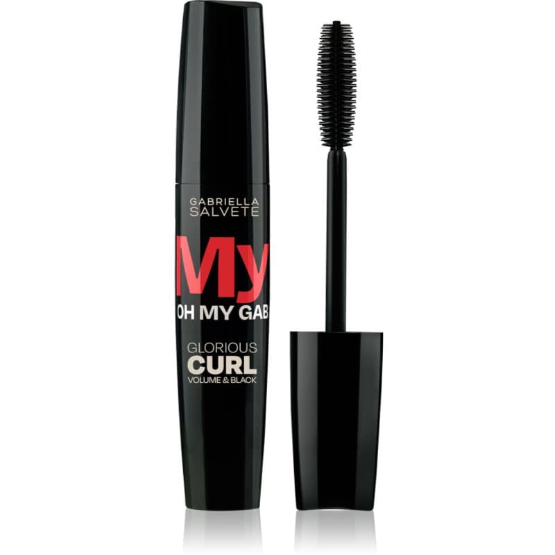 Oh My Gab! My Curl tusz podkręcający i zwiększający objętość rzęs odcień Black