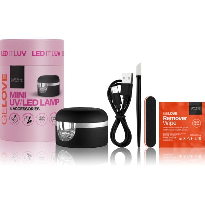 GeLove Mini UV/LED Lamp & Accessories zestaw do perfekcyjnego manicure