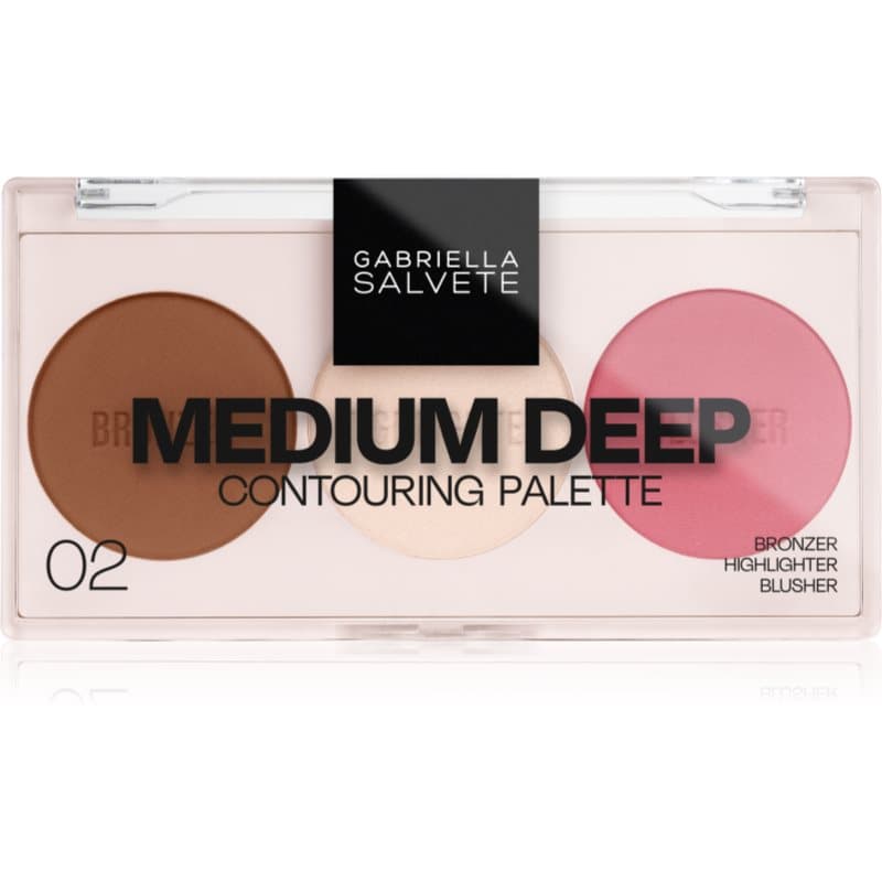 Contouring Palette paletka do konturowania twarzy odcień 02 Medium Deep