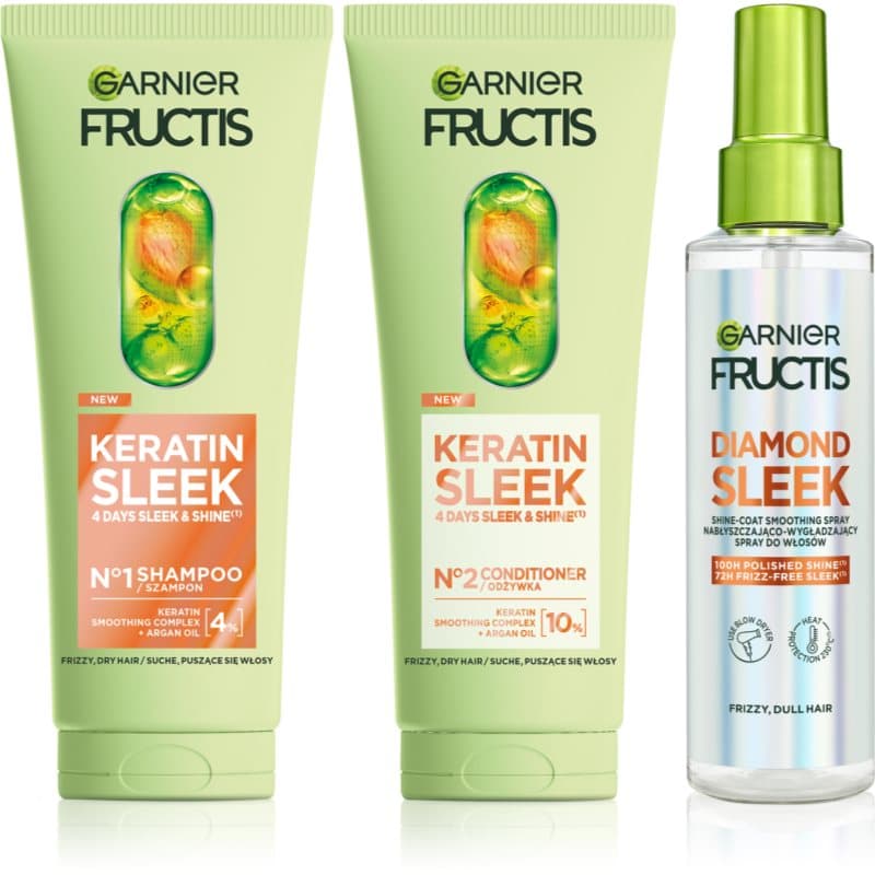Fructis Keratin Sleek zestaw do włosów