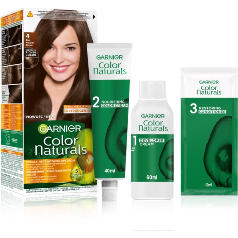 Color Naturals Creme krem koloryzujący do włosów 4 Brąz
