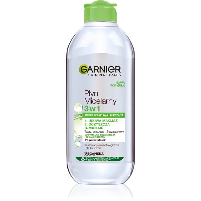Skin Naturals Płyn Micelarny 3w1 micelarna woda do skóry mieszanej i wrażliwej