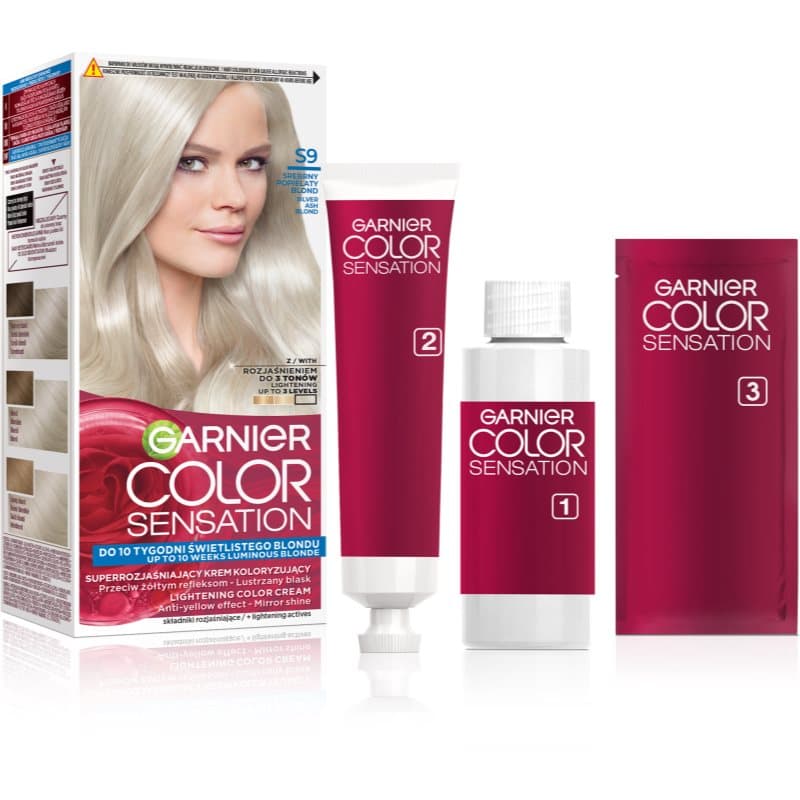 Color Sensation The Vivids farba do włosów odcień S9 Srebrny Popielaty Blond