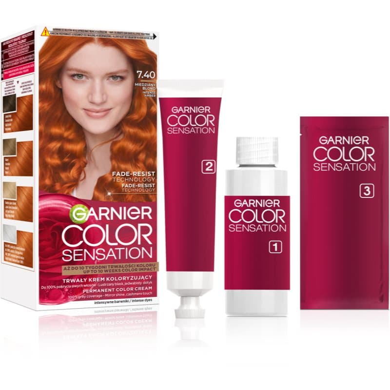 Color Sensation farba do włosów odcień 7.40 Miedziany Blond