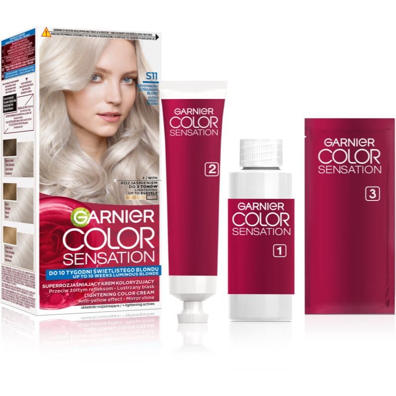 Color Sensation farba do włosów odcień S11 Przydymiony Ultrajasny Blond