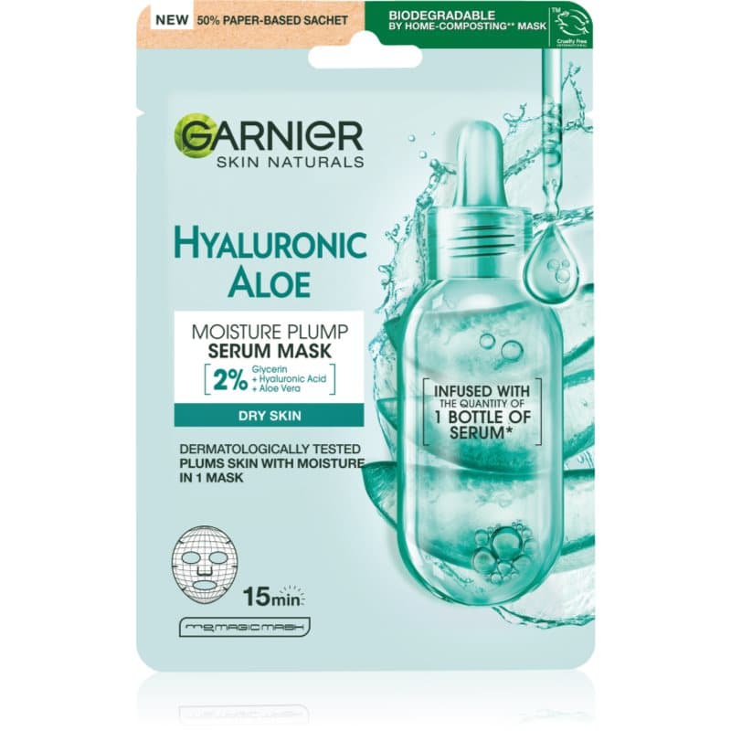 Textil Masks Hyaluronic Aloe maska nawilżająca w płacie z aloesem