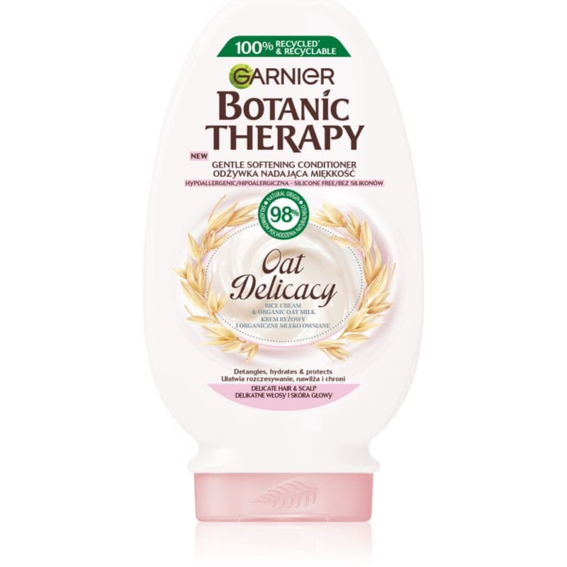 Botanic Therapy Delicatesse Odżywka nadająca miękkość włosom Krem ryżowy i Mleko owsiane