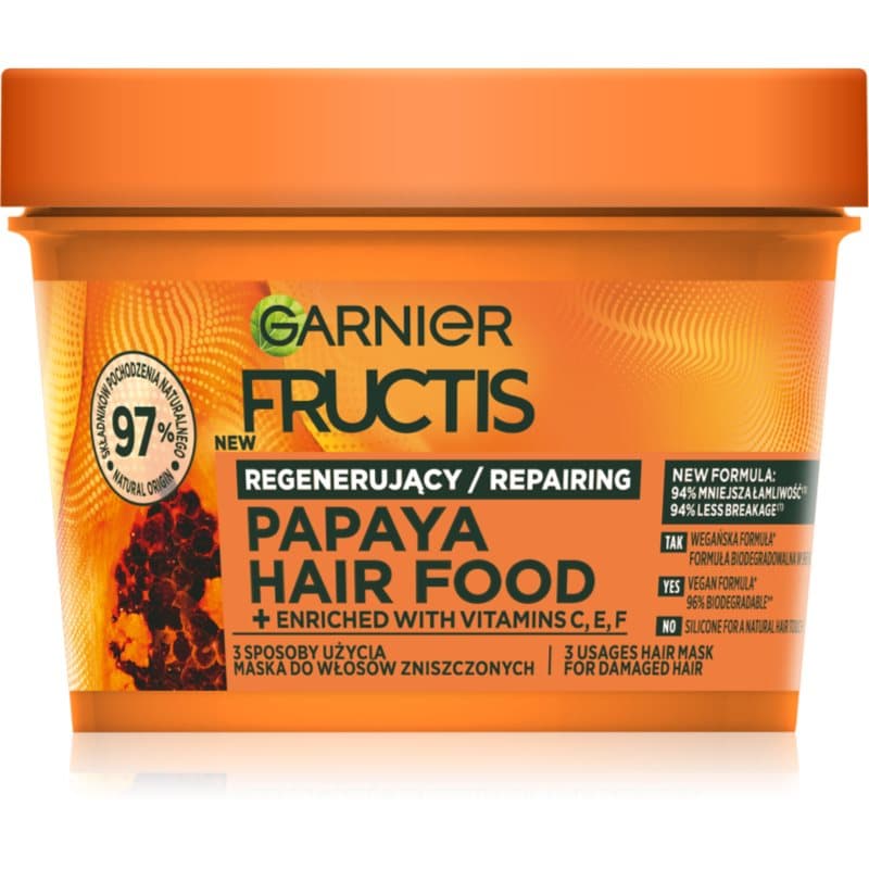 Fructis Papaya Hair Food maseczka regenerująca do włosów zniszczonych