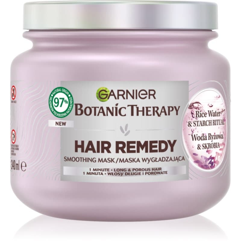 Botanic Therapy Hair Remedy Maska wygładzająca do włosów - Woda ryżowa i skrobia