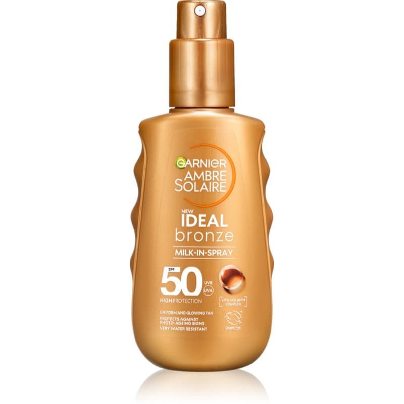 Ambre Solaire Ideal Bronze mleczko do opalania w sprayu do ciała SPF 50