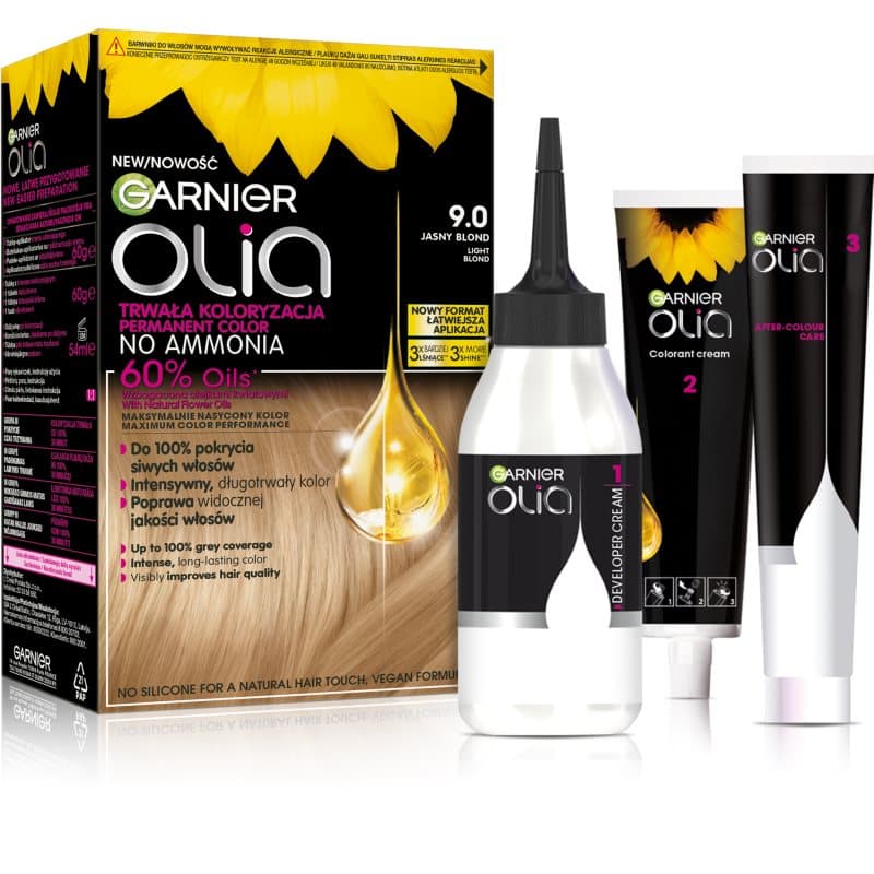 Olia farba do włosów 9.0 Jasny Blond