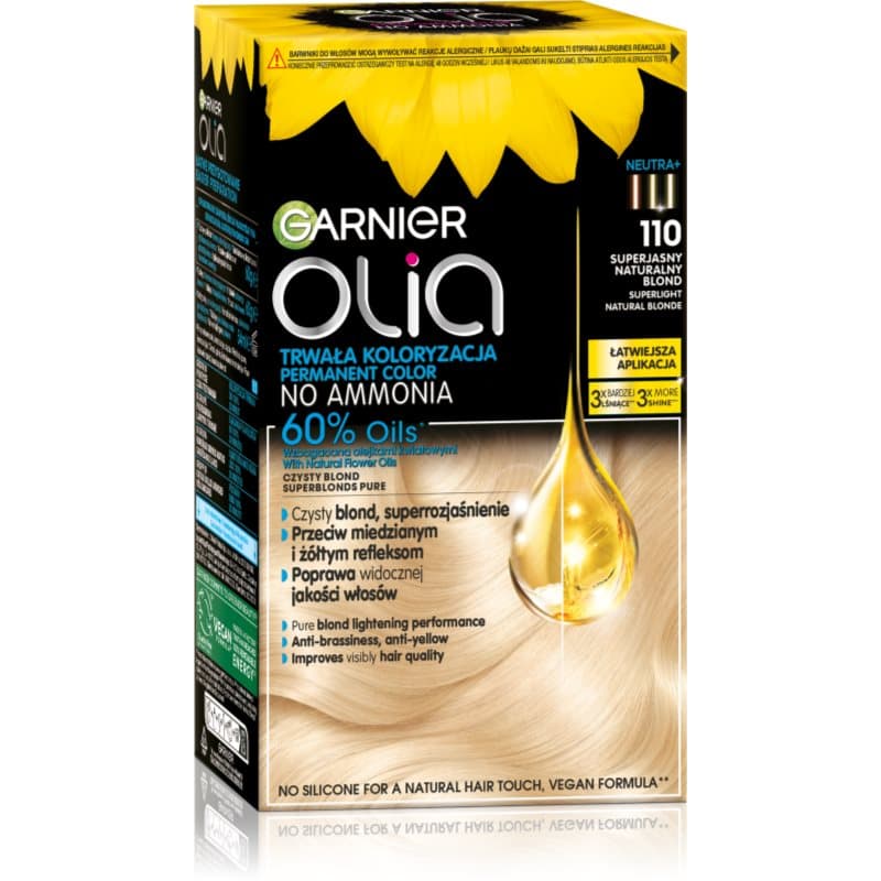 Olia Big Kit trwała farba do włosów odcień 110 Superlight natural blonde