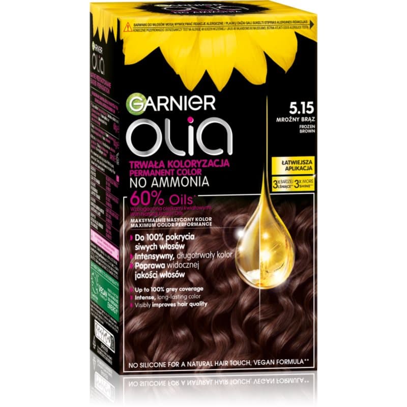 Olia trwała farba do włosów odcień 5.15 Frozen Brown