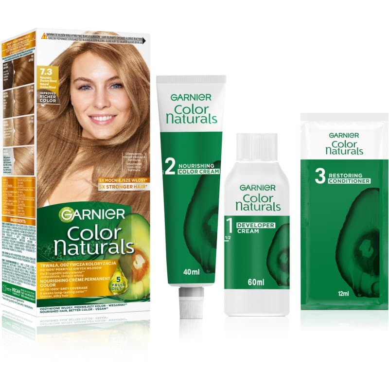 Color Naturals farba do włosów odcień 7.3 Natural Golden Blonde