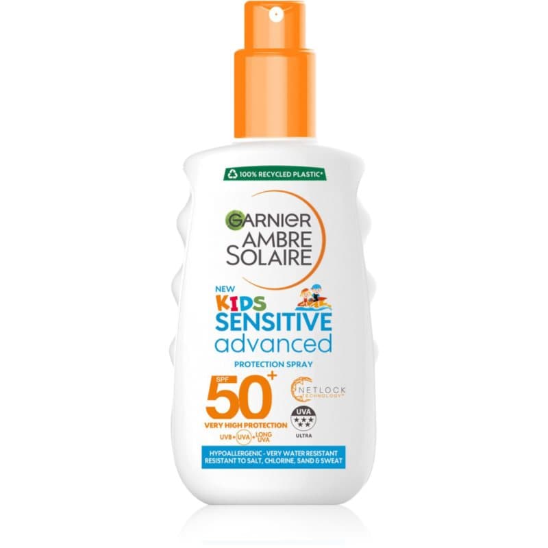 Ambre Solaire Advanced Sensitive Kids mleczko do opalania w sprayu SPF 50+