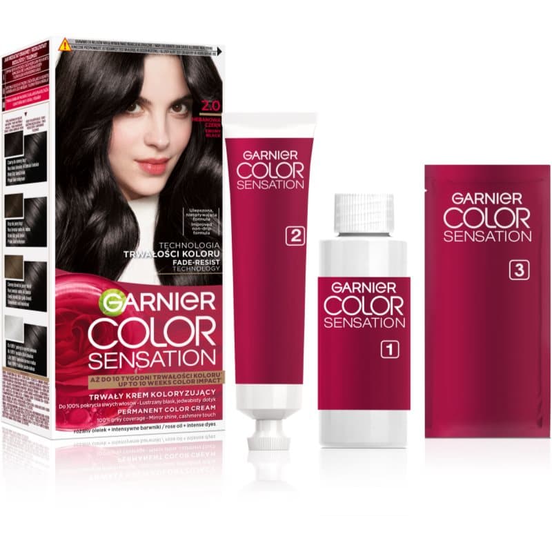Color Sensation farba do włosów odcień 2.0 Hebanowa Czerń