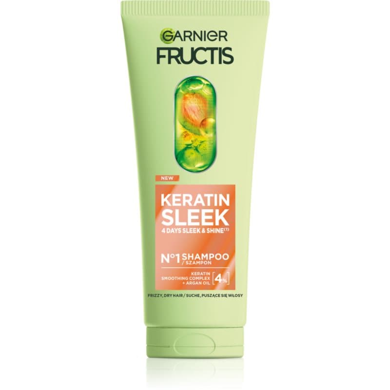 Fructis Keratin Sleek szampon do włosów suchych i puszących się