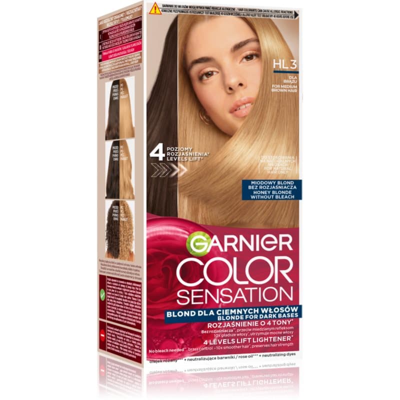 Color Sensation farba do włosów do rozjaśniania włosów odcień HL3 Miodowy Blond