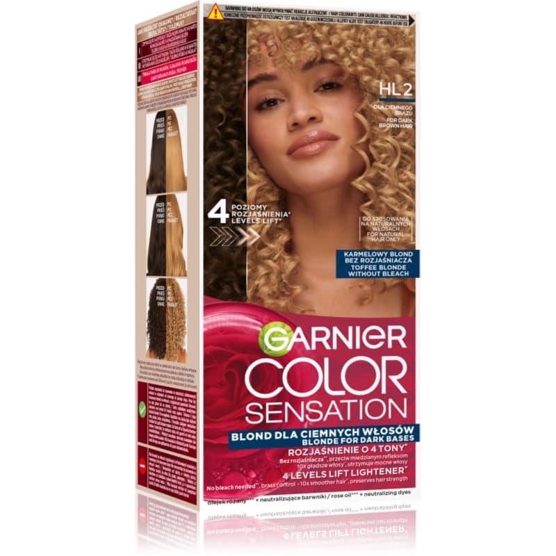 Color Sensation farba do włosów do rozjaśniania włosów odcień HL2 Dark Brown Hair