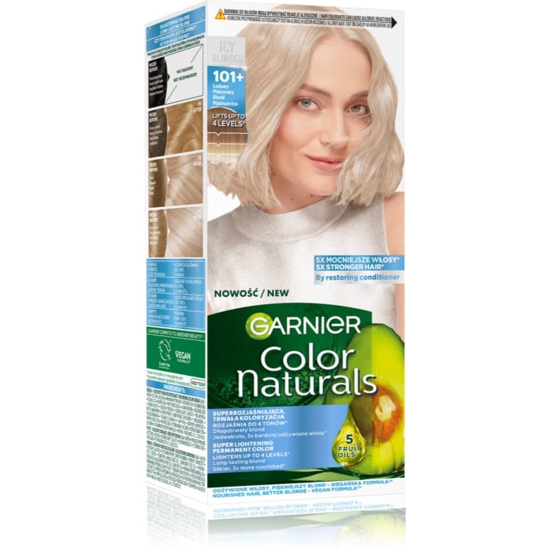 Color Naturals farba do włosów odcień 101+ Blond Platinum Ice
