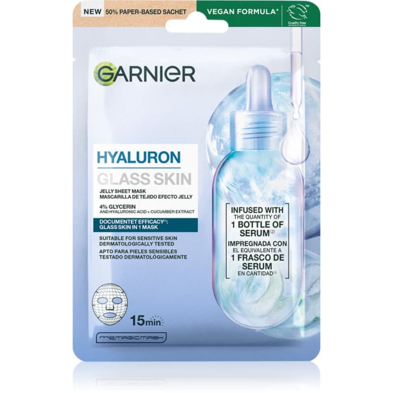 Hyaluron Glass Skin maska nawilżająca w płacie