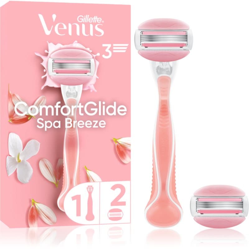 Venus ComfortGlide Spa Breeze maszynka do golenia + 2 zapasowe końcówki