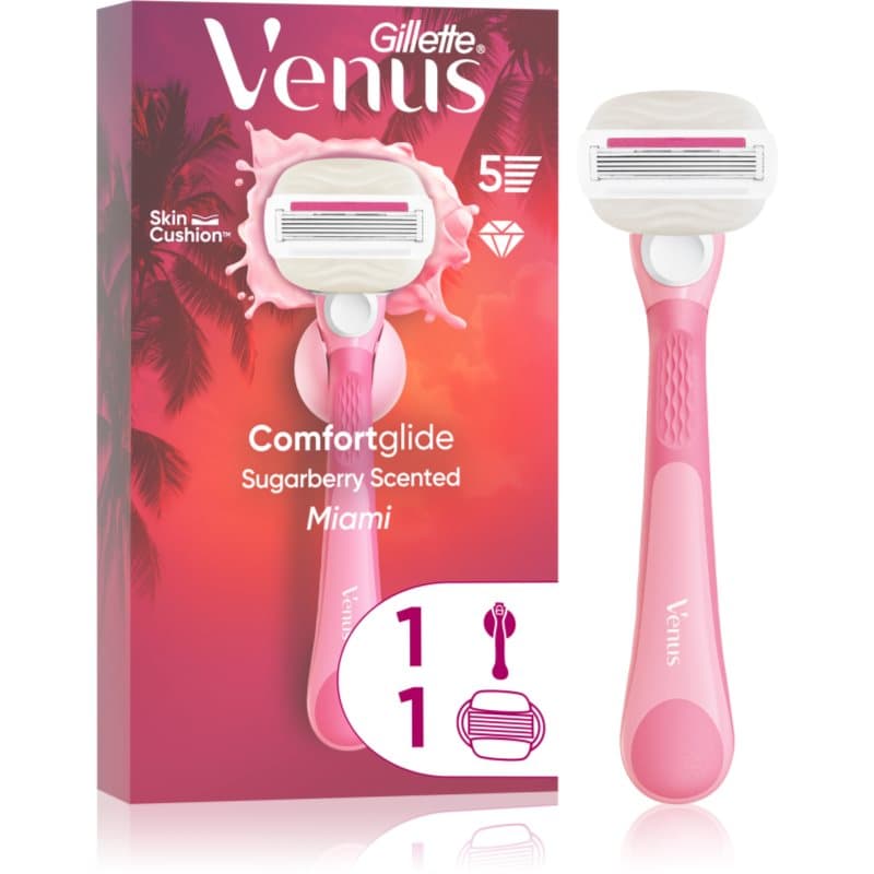 Venus Comfortglide Sugarberry Miami golarka damska z uchwytem do prysznica