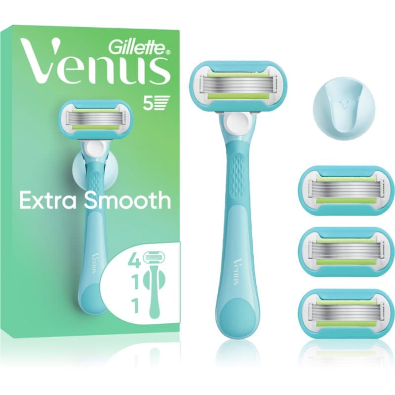 Venus Extra Smooth golarka damska z uchwytem do prysznica + ostrza zapasowe