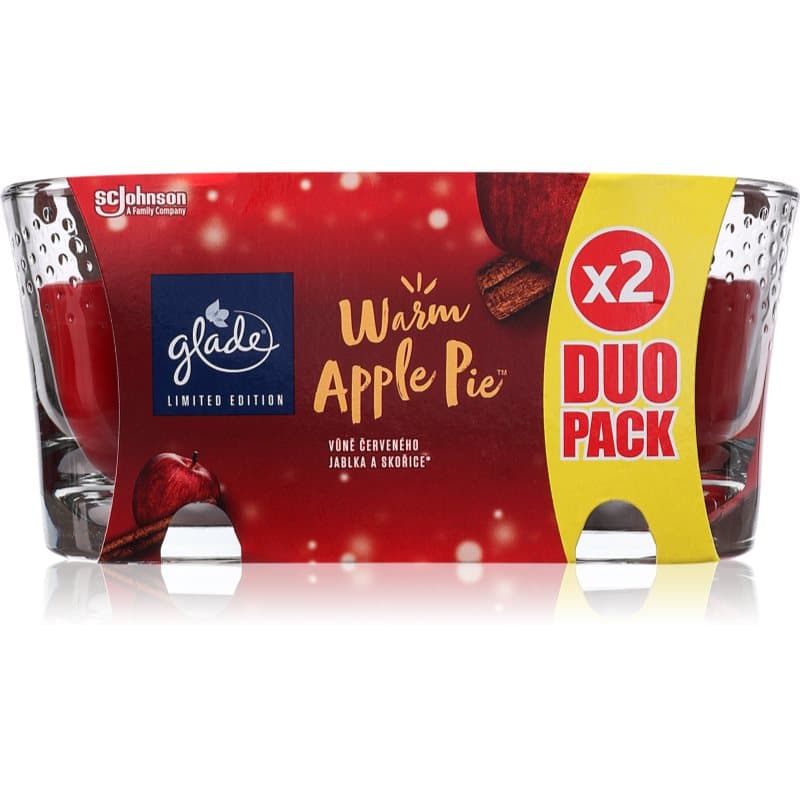 Warm Apple Pie świeczka zapachowa podwójne opakowanie