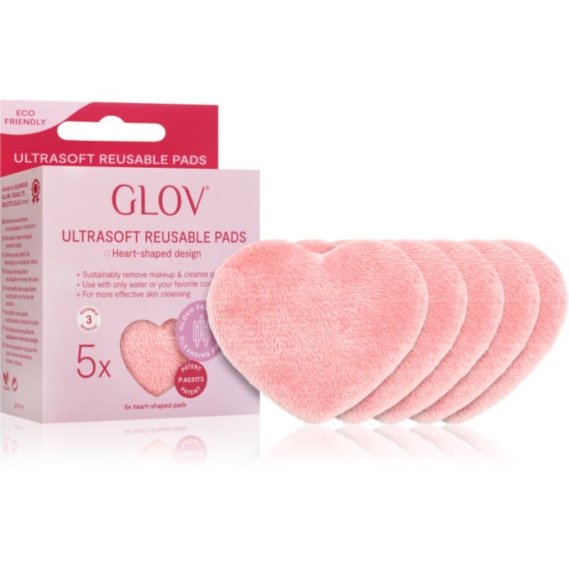 Heart-Shaped Ultrasoft płatki do demakijażu wielokrotnego użytku
