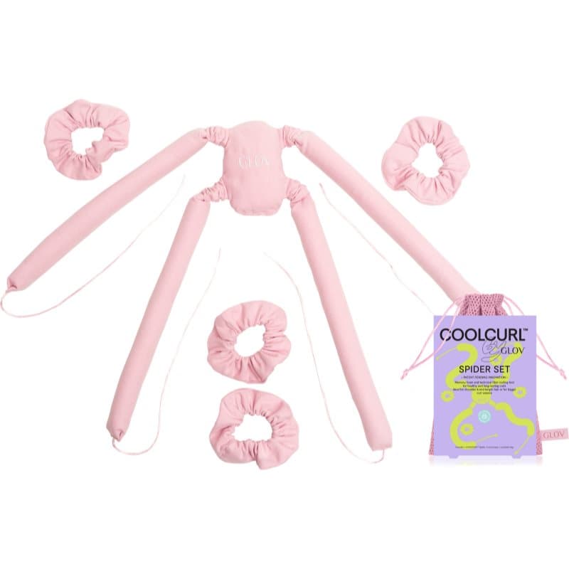 CoolCurl Spider Set akcesoria do formowania fal odcień Pink