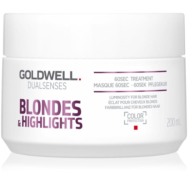 60 sekundowa kuracja neutralizująca Goldwell Dualsenses Blondes & Highlights Maski do włosów