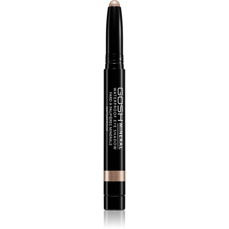Mineral Waterproof długotrwałe cienie do powiek w kredce wodoodporne odcień 002 Golden Brown
