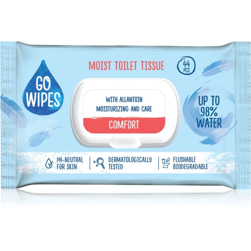 Comfort nawilżany papier toaletowy do skóry wrażliwej