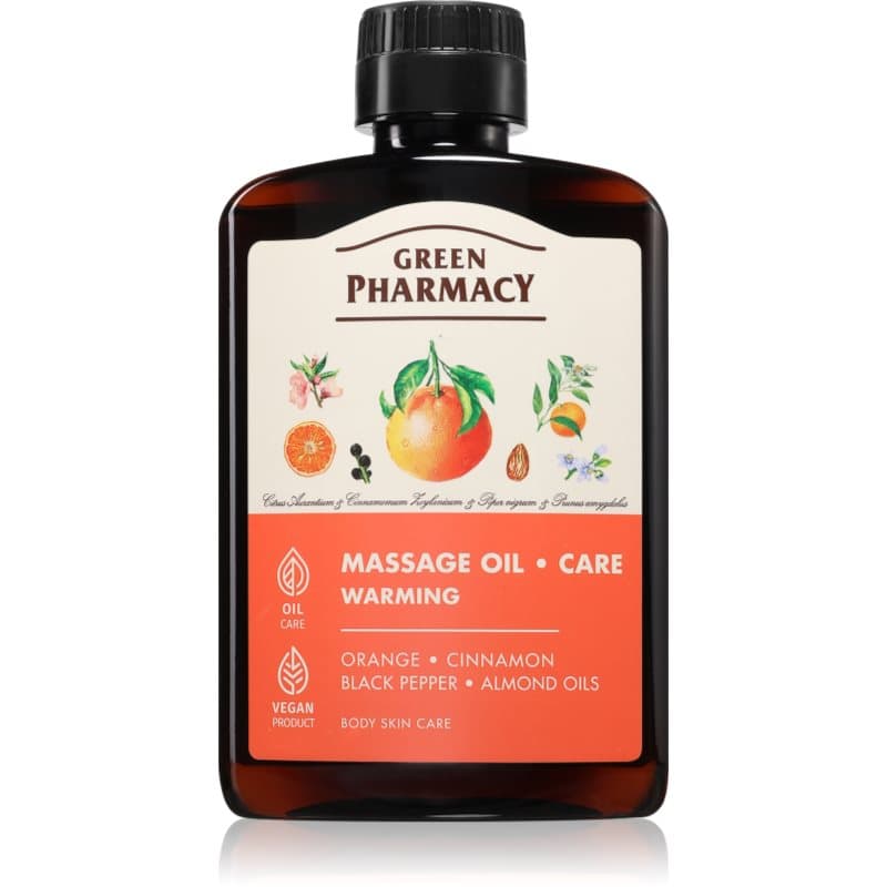 Essential oils of Orange Massage Oil rozgrzewający olejek do masażu