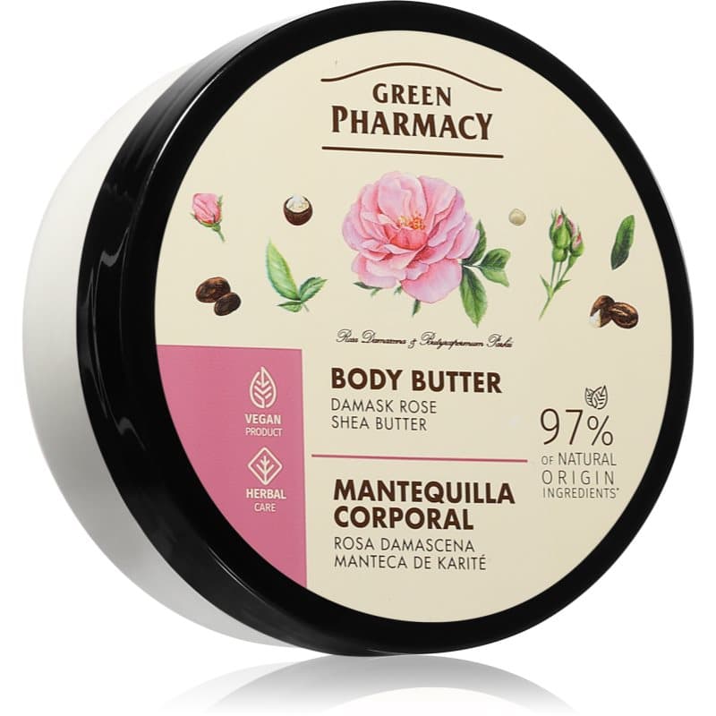 Damask Rose & Shea Butter Body Butter intensywnie nawilżające masło do ciała