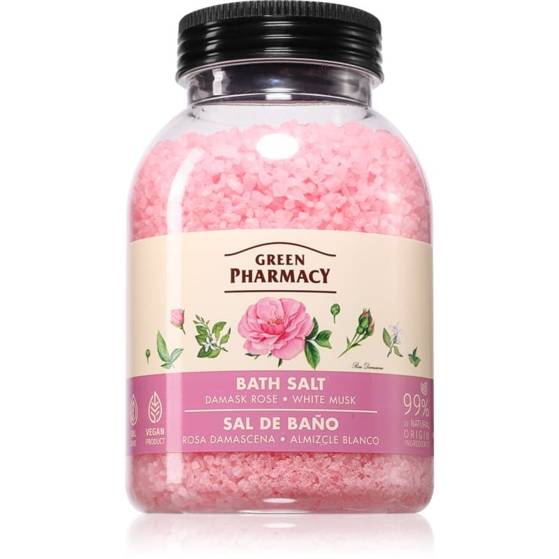 Damask Rose & White Musk Bath Salt relaksująca sól do kąpieli
